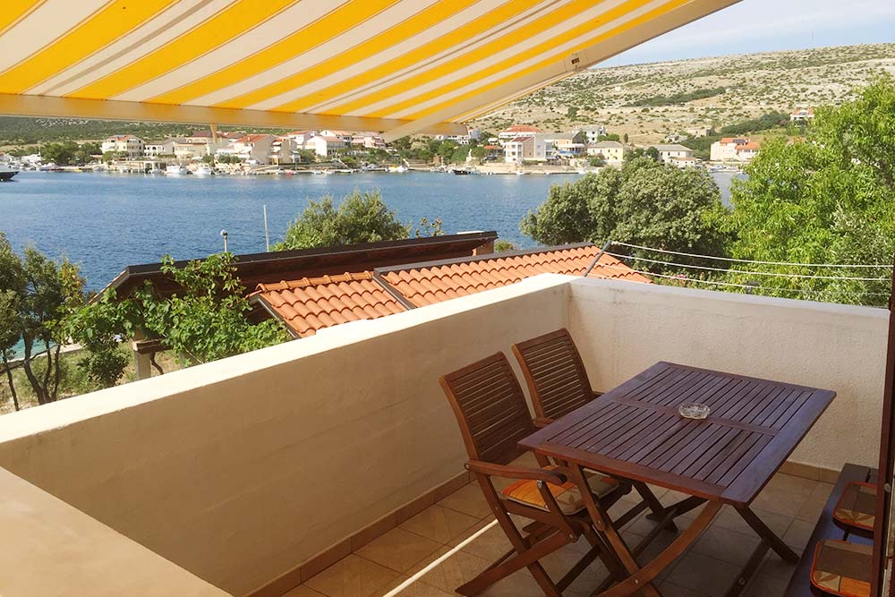 Balcony of Apartment S2-A with seating area