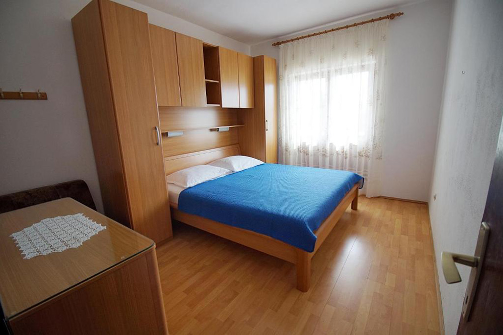 Bedroom in Apartment S2-A with double bed