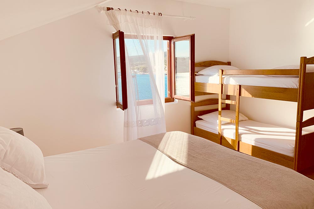 Bedroom in Apartment S3-A arranged for comfortable sleep