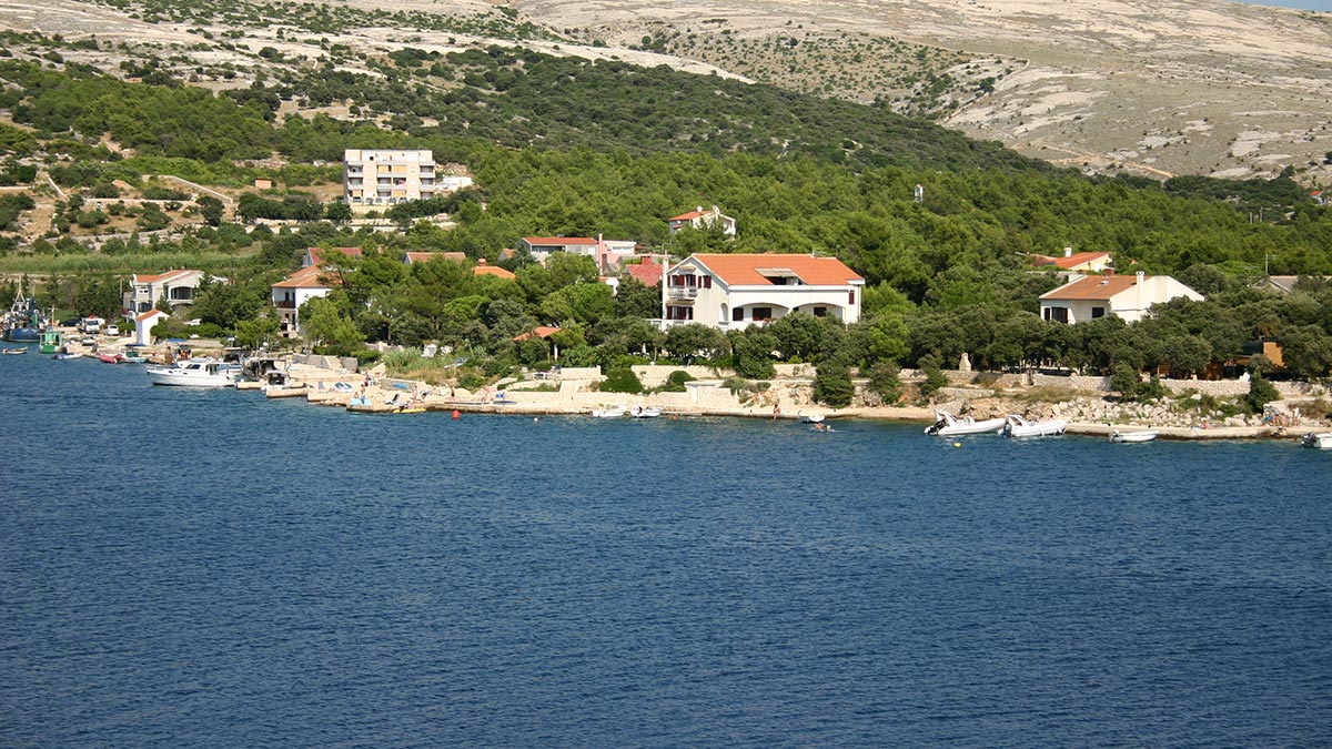 View of house Šimuni 66 from the sea